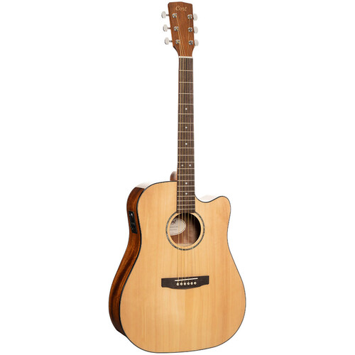 Cort Earth60CE Dreadnought Cutaway (Natural Gloss Finish)