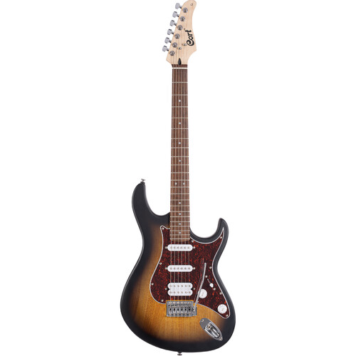 Cort G110 Double-Cutaway Electric Guitar (Sunburst)