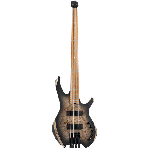 Cort Space 4 Headless Electric Bass Guitar (Star Dust Black)