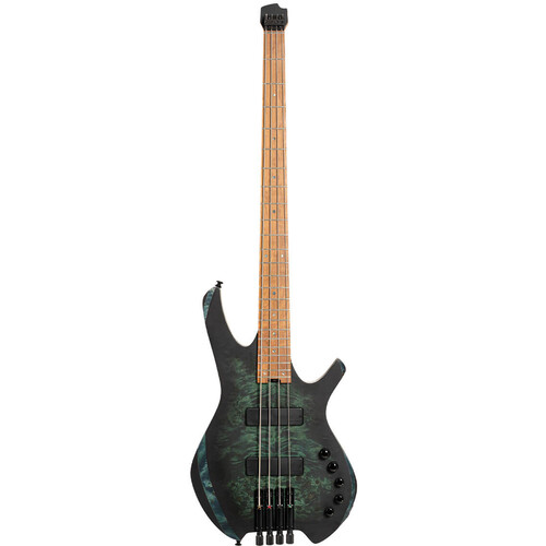 Cort Space 4 Headless Electric Bass Guitar (Star Dust Green)