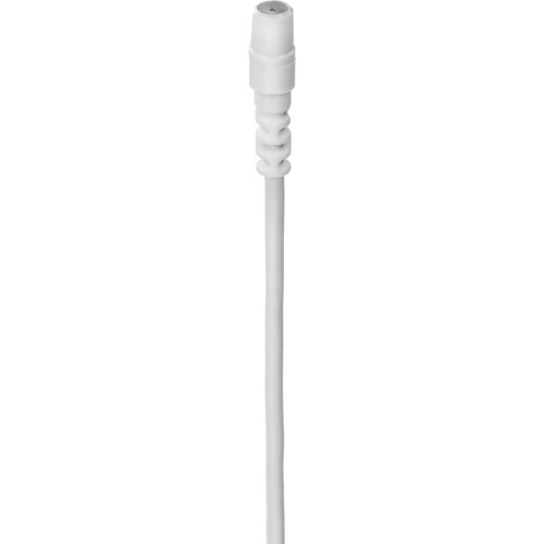 Countryman B2D Directional Lavalier Mic Standard Gain with Hardwired TA4F Connector Cable for Electrovoice Wireless Transmitters (White)