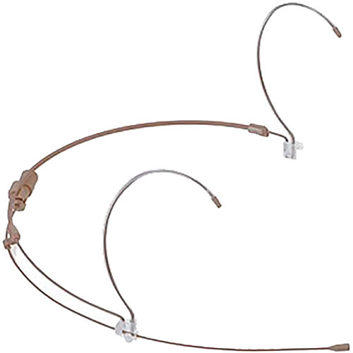 Countryman H6 Directional Headset Microphone with Hardwired XLR Connector (W5 Sensitivity Cocoa)
