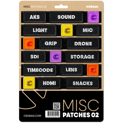 CRDBAG Misc 02 Embroidery Patches (English)