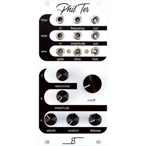 Cre8audio Mr. Phil Ter VCA Envelope Generator and Ladder Filter Eurorack Module (12 HP)