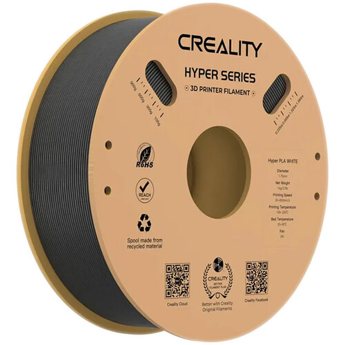 Creality Hyper Series PLA 3D Printing Filament (1kg Black)