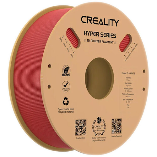 Creality Hyper Series PLA 3D Printing Filament (1kg Red)