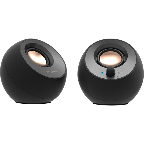 Creative Labs Speaker Pebble V3 USB-C Speakers with Bluetooth (Black)