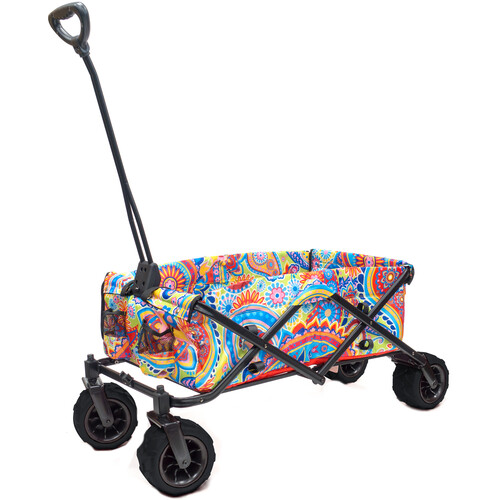 Creative Outdoor Distributor Big Wheel All-Terrain Wagon (Paisley Print)