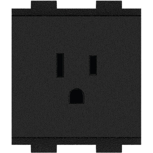 Crestron Single NEMA 5 Type-B AC Power Outlet Module for FT2 Cable Management