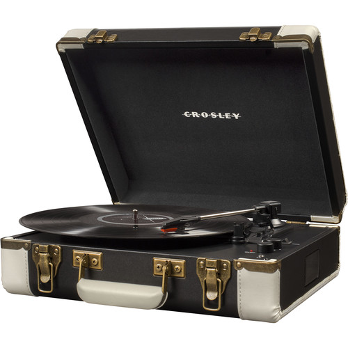 Crosley Radio Executive 3-Speed Turntable CR6019D-BK B&H Photo