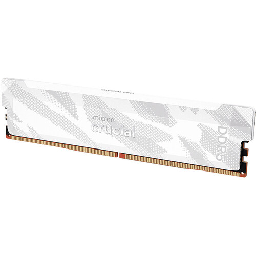 Crucial 16GB Pro DDR5 6400 MHz Memory Module (White)