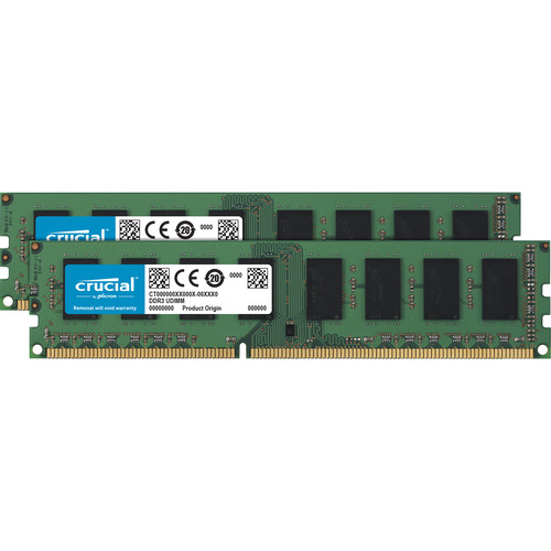 Crucial 16GB DDR3L 1600 MHz UDIMM Memory Kit CT2K102464BD160B