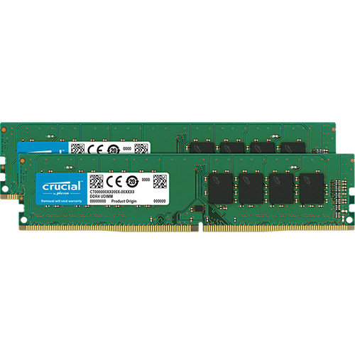 Crucial 32GB DDR4 2666 MHz DIMM Memory Module CT2K16G4DFD8266