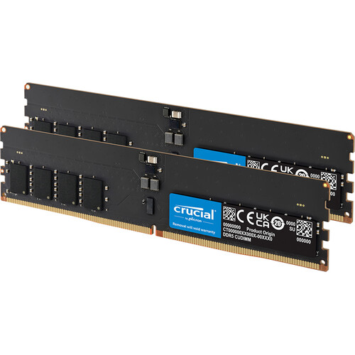 Crucial 64GB DDR5 6400 MHz CUDIMM Memory Kit (2 x 32GB)