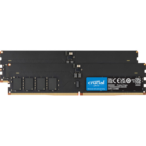 Crucial 128GB DDR5 6400 MHz CUDIMM Memory Kit (2 x 64GB)