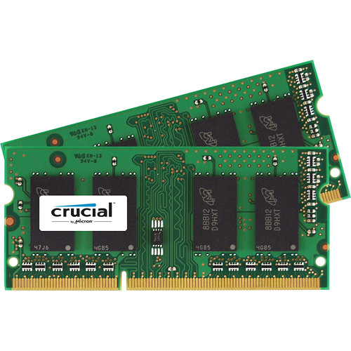 Crucial 8gb Ddr3l 1600 Mhz Sodimm Memory Ct2kitbf160bj B H