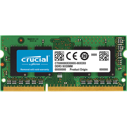 Crucial Ddr3 1600 Mhz So Dimm Memory Module Kit Ct8g3s160bm B H