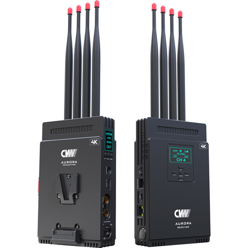 Crystal Video Technology Aurora 4K HDR Wireless Video Transmission System (1600')