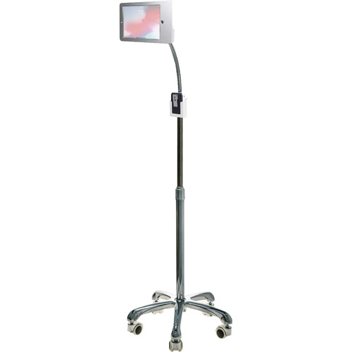 CTA Digital Heavy-Duty Security Floor Stand for Apple iPad (5th & 6th Gen) 9.7