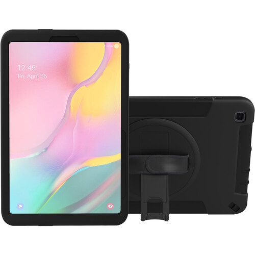 CTA Digital Protective Case with 360 Grip Kickstand and Pen Slot for Samsung Galaxy Tab A7