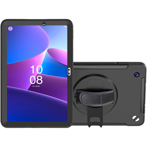 CTA Digital Protective Case with Rotating Grip Kickstand for Samsung A9+ Tablet