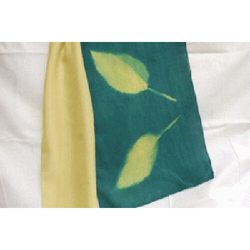 Cyanotype Store Silk Cyanotype Scarf (9 x 54