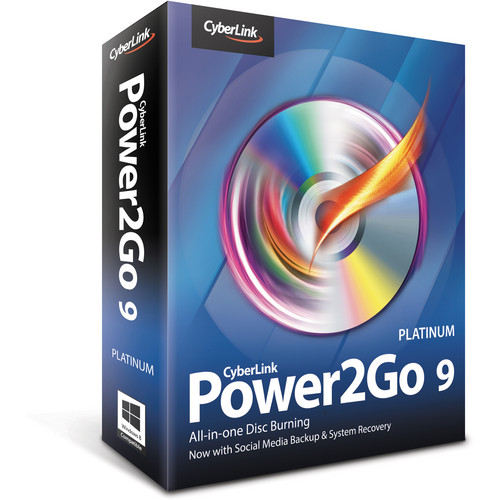 CyberLink Power2Go 9 Platinum P2G-E900-RPP0-00 B&H Photo Video