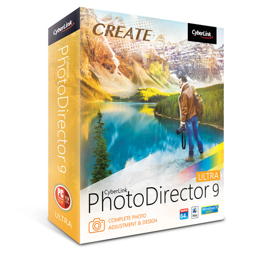 Cyberlink PhotoDirector 9 Ultra: Complete Photo Editor For Travel, Landscapes and Portraits