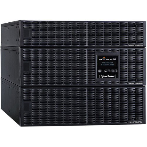 CyberPower Smart App Online Series 8U Rack/Tower Sine Wave Double-Conversion UPS with Maintenance Bypass Switch & Step-Down Transformer (6000VA / 5400W)