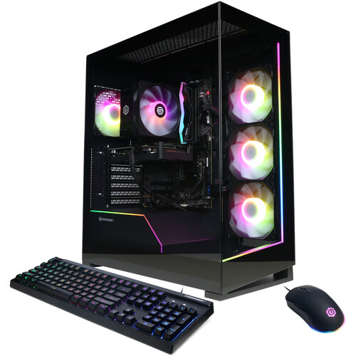 CyberPowerPC Gamer Master Desktop Computer Ryzen 9000 Series (NVIDIA Black)