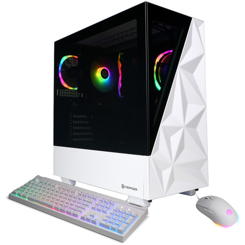 CyberPowerPC Gamer Master Desktop Computer (White)