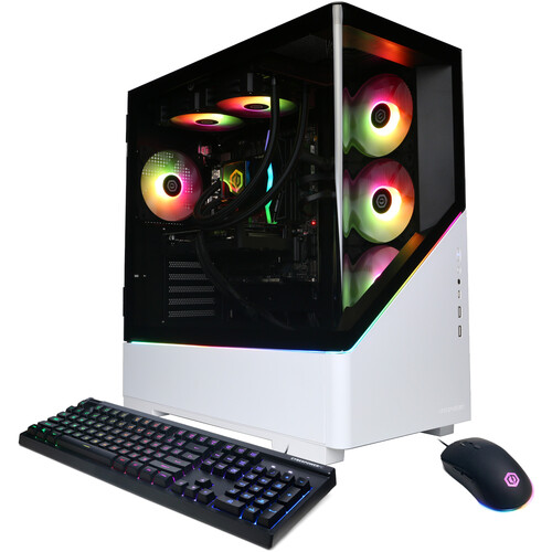CyberPowerPC Gamer Supreme Liquid Cool Desktop Computer (White)