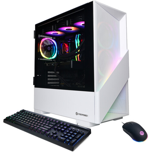 CyberPowerPC Gamer Supreme Liquid Cool Desktop Computer (White)