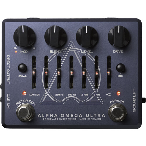 Darkglass Electronics Alpha Omega Ultra Bass Overdrive Preamp Pedal