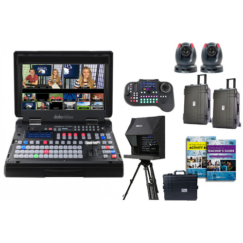 Datavideo EPB-4000 Educator's 4K Production Kit with Switcher 2 Cameras & Cables