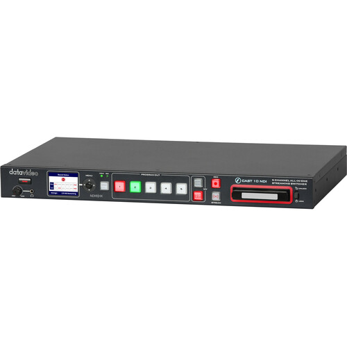 Datavideo iCast 10NDI 5-Channel 1080p All-in-One Streaming Switcher