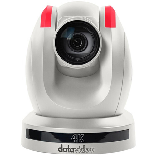 Datavideo 4K HDMI/12G-SDI Autotracking PTZ Camera with 12x Optical Zoom (White)