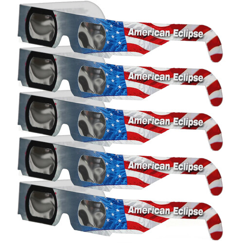 DayStar Filters Eclipse Glasses (American Eclipse Graphic 5-Pack)