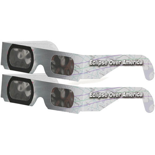 DayStar Filters Eclipse Glasses (Eclipse Over America Graphic 2-Pack)