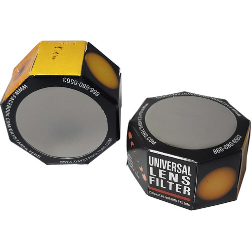 DayStar Filters 70mm White-Light Universal Lens Solar Filter (2-Pack 65-89mm OD)