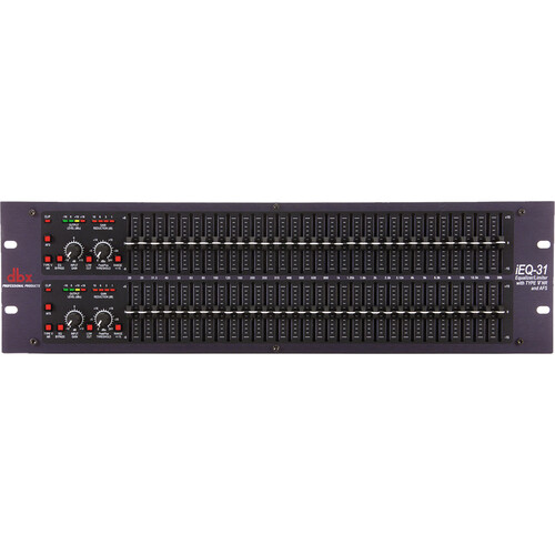 dbx iEQ31 Dual 31-Band Graphic EQ/Limiter with Type V NR and AFS