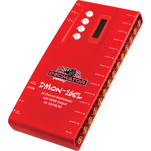 DECIMATOR DMON-16SL 16-Channel SDI Multi
