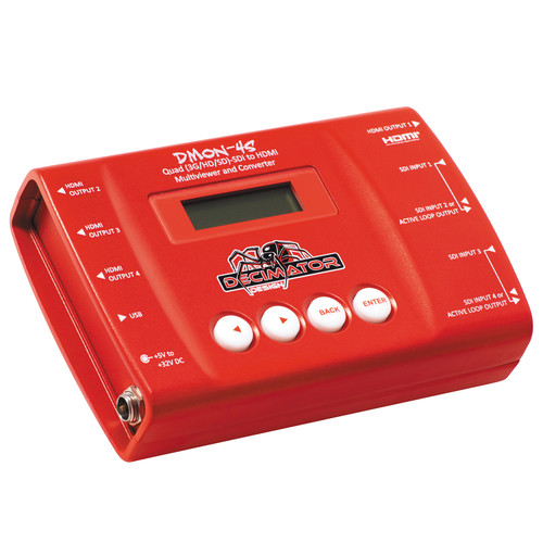 DECIMATOR DMON-4S 4 x SD/HD/3G-SDI to HD
