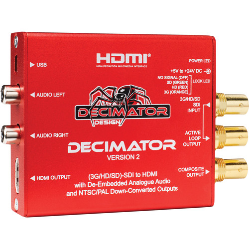 DECIMATOR 2 3G/HD/SD-SDI to HDMI Convert