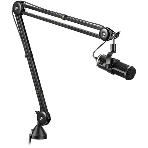 Deity Microphones VO-7U Dynamic Supercardioid USB Streamer Microphone Kit with Boom Arm (Black)