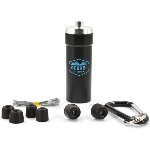 Dekoni Audio Earplugz Hearing Protection with Gemini Bulletz & Aluminum Carrying Case