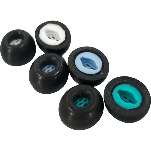 Dekoni Audio Premium Memory Foam Isolation Eartips for Samsung Galaxy Buds (Sample Pack Black)