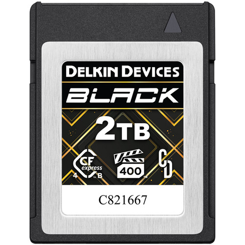 Delkin Devices 2TB BLACK CFexpress Type B 4.0 Memory Card