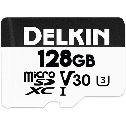 Delkin Devices 128GB Hyperspeed UHS-I microSDXC Memory Card with SD Adapter