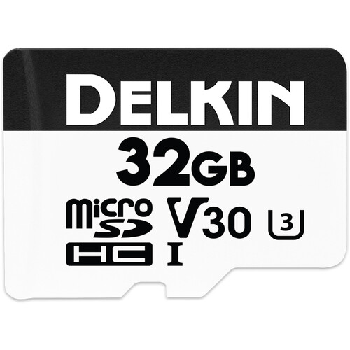 Delkin Devices 32GB Hyperspeed UHS-I microSDHC Memory Card with SD Adapter